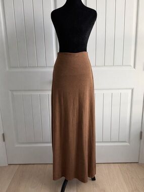 LESET Lauren High Waist Maxi Skirt